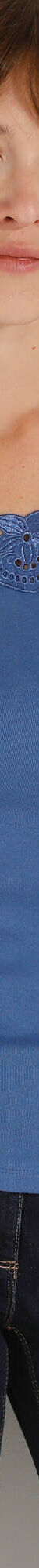 T-shirt manches courtes dentelle (bleu) T-shirt manches courtes dentelle (bleu)
